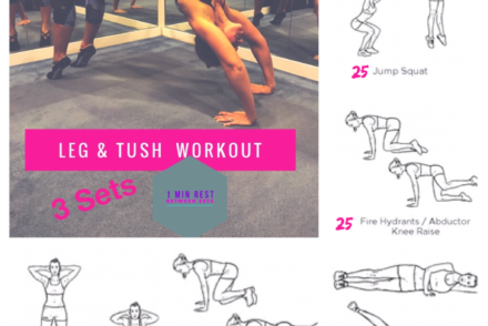 Leg & Tush Workout | www.jackieunfiltered.com