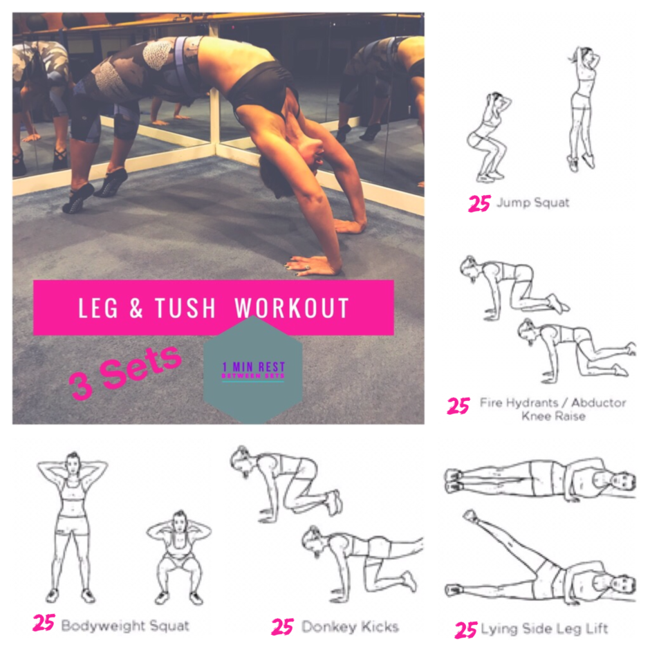 Leg & Tush Workout | www.jackieunfiltered.com