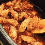 Slow Cooker Carribean Sweet & Spicy Garlicky Ginger Chicken Wing Recipe | https://www.jackieunfiltered.com/?p=2610&preview=true